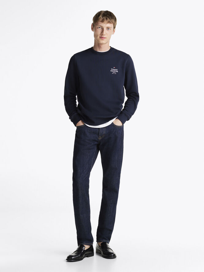 Tommy Hilfiger HILFIGER STACK SWEATSHIRT Desert sky