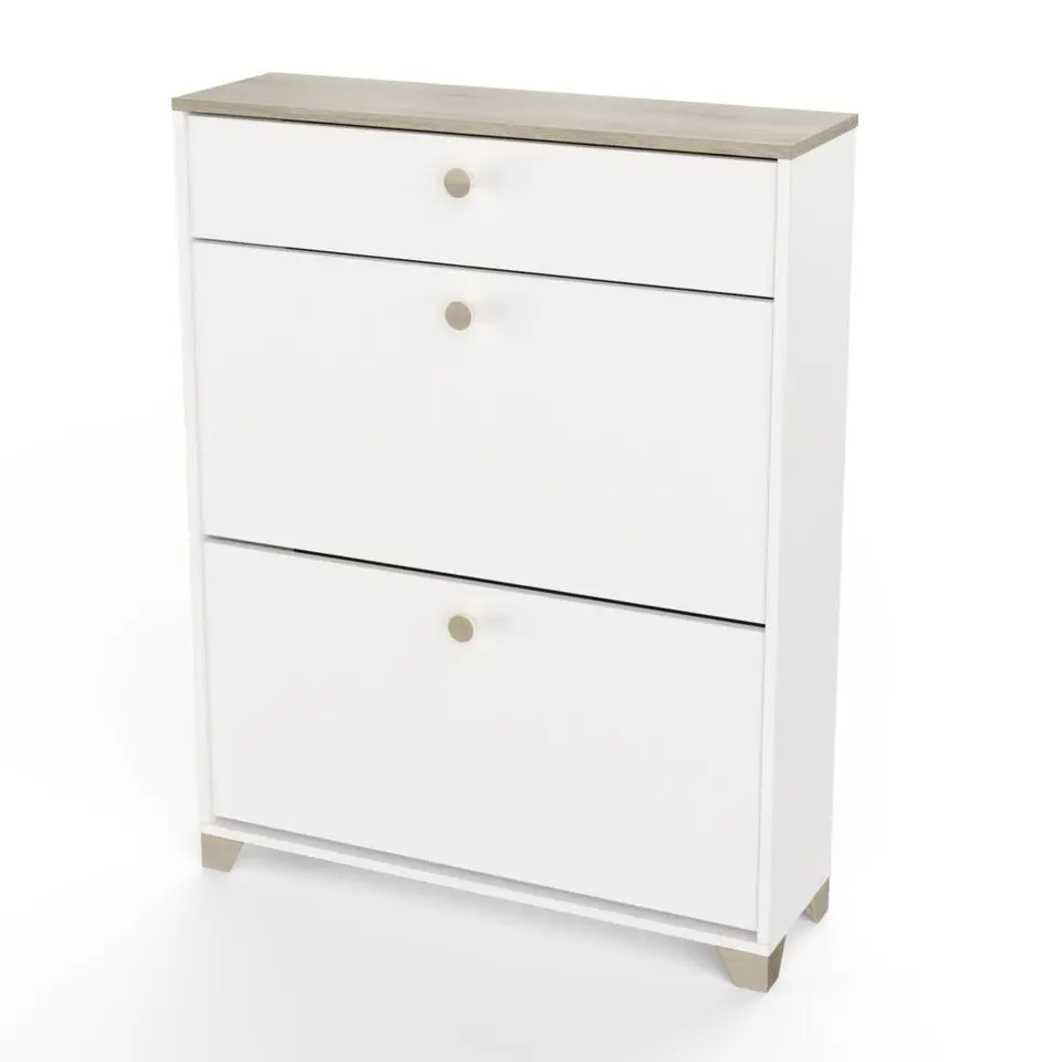 CALICOSY - Schoenenkast IZZY - Wit - 104,3x80,8x24,4 cm