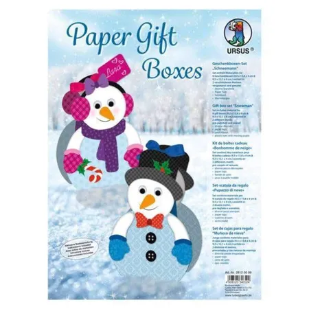 URSUS Paper Gift Boxes Schneemann