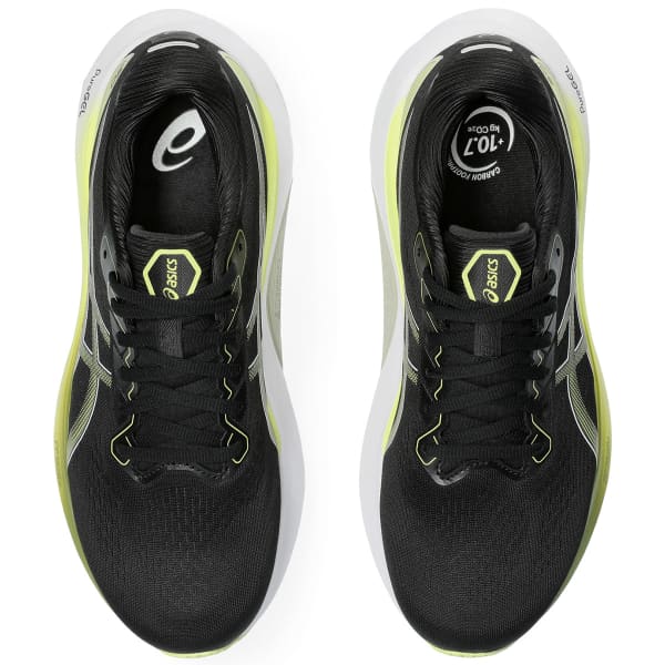 Chaussure running ASICS GEL-KAYANO 30 BLACK/GLOW YELLOW