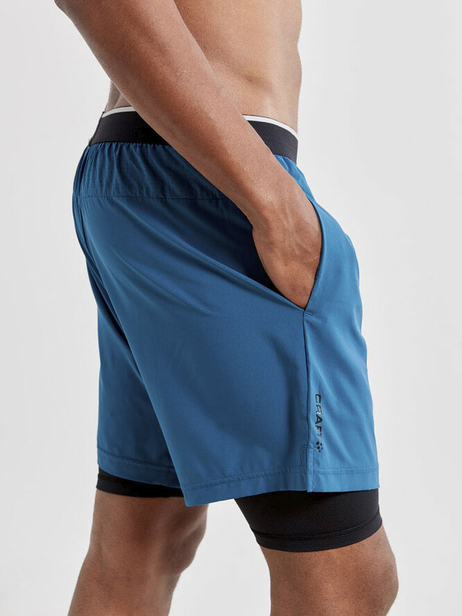 Craft Charge 2-i-1 Shorts Blå