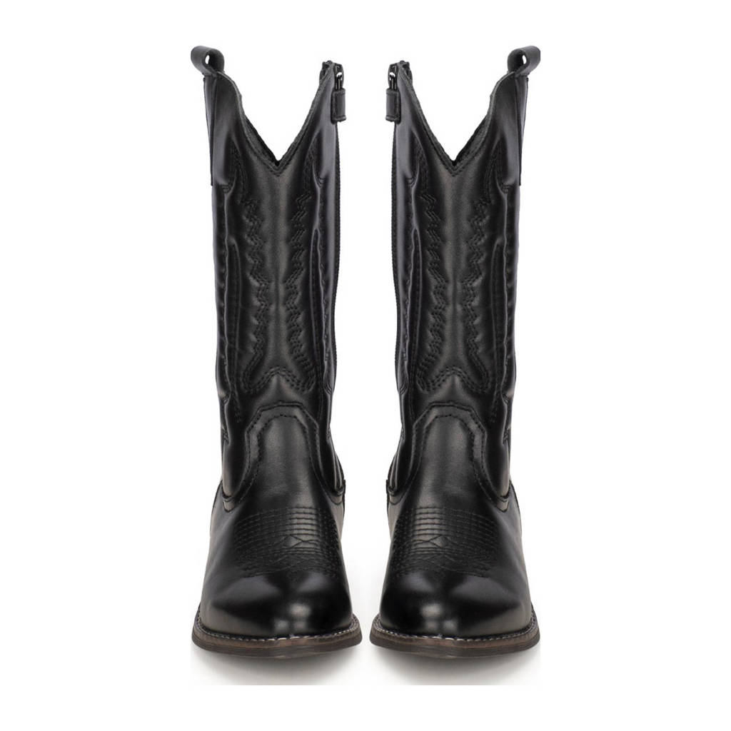 PS Poelman Bilaleren cowboylaarzen zwart