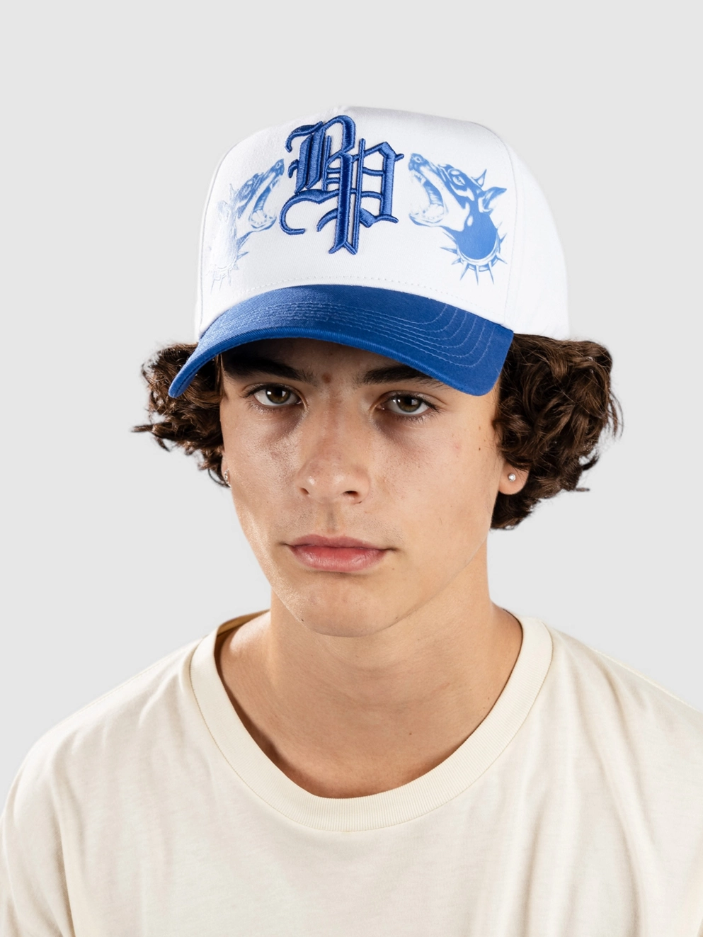 Broken Promises Fragile Cap white/blue