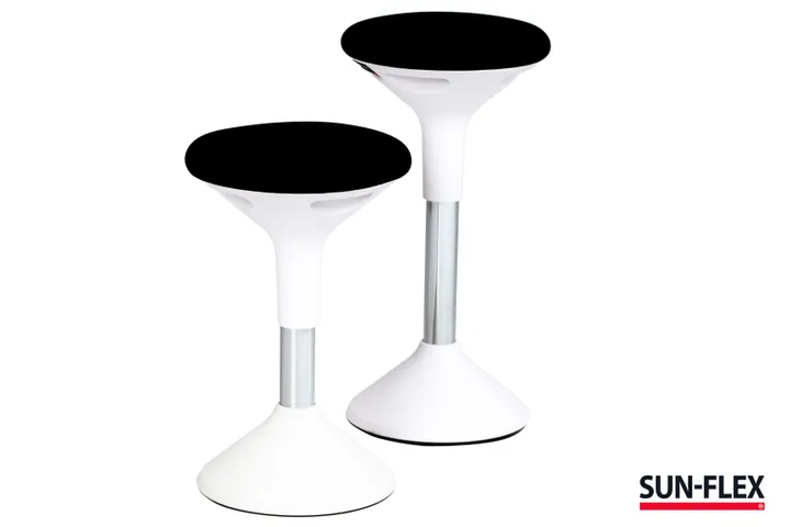 Kontorstol SUN-FLEX® Active hvid - ergonomisk ståstol