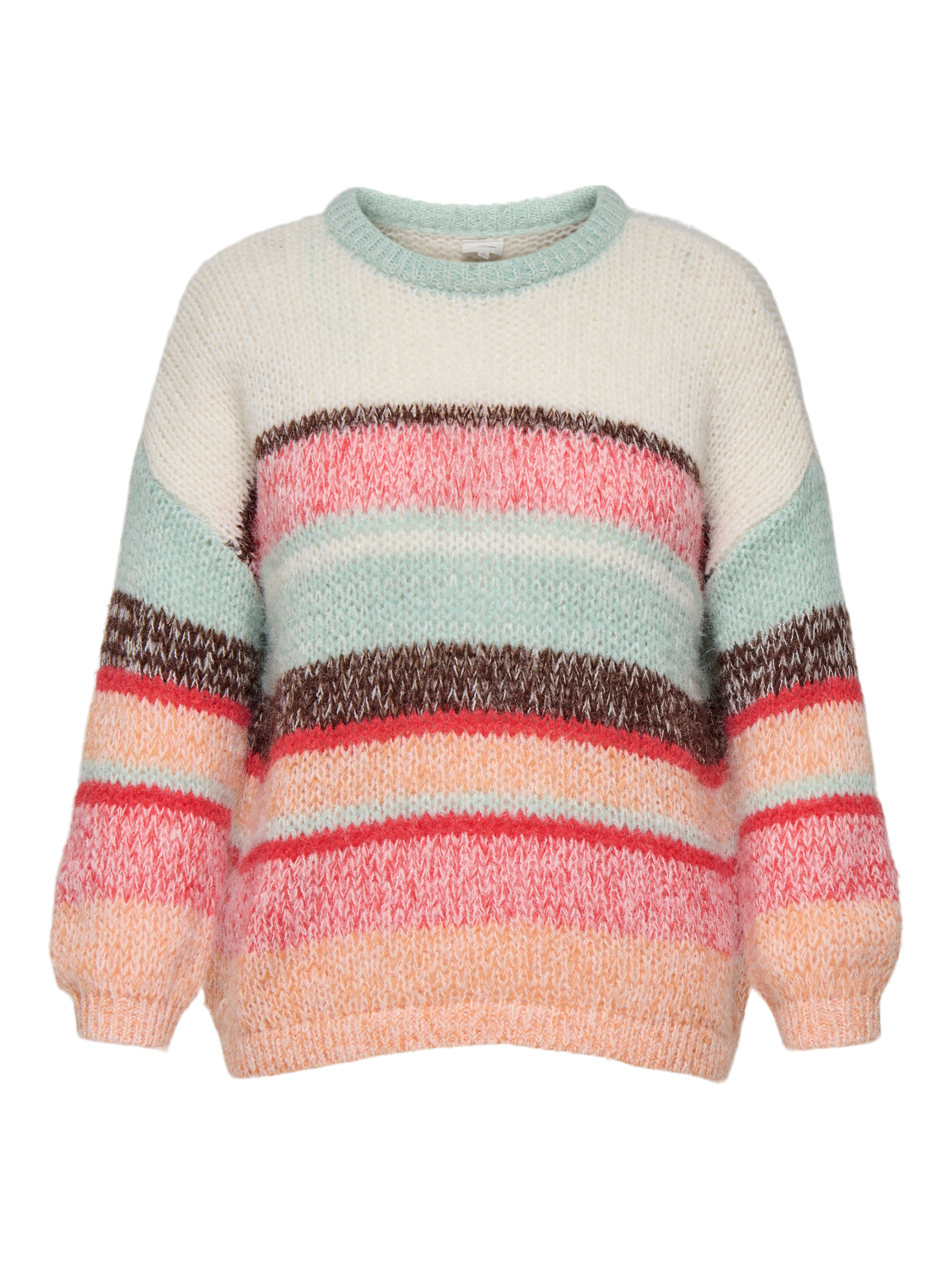 CARALYSSA Strickpullover Aqua Gray