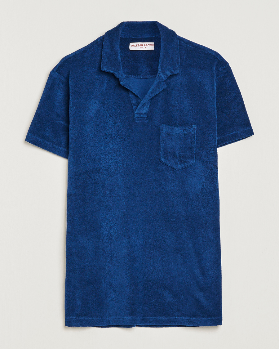 Orlebar Brown Terry Polo Blue Wash