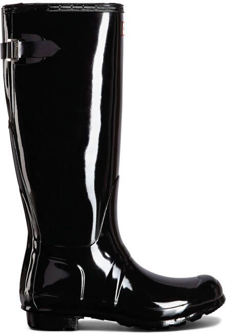 Hunter Boots Women's Original Tall Back Adjustable Boot Rubberlaarzen zwart