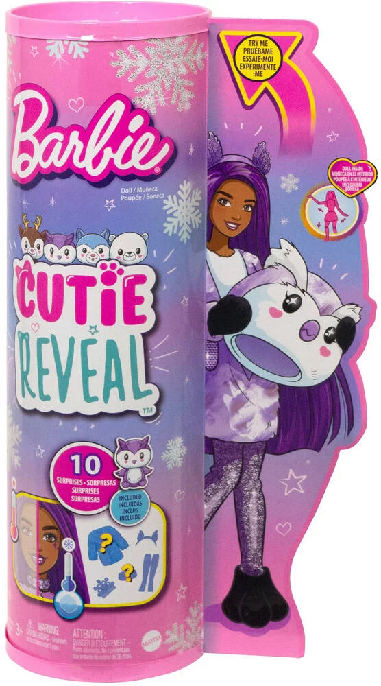 BARBIE POUPEE  CUTIE REVEAL CHOUETTE