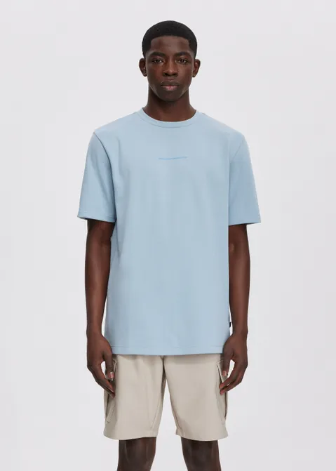 T-shirt met print airways blauw (BLW.I)