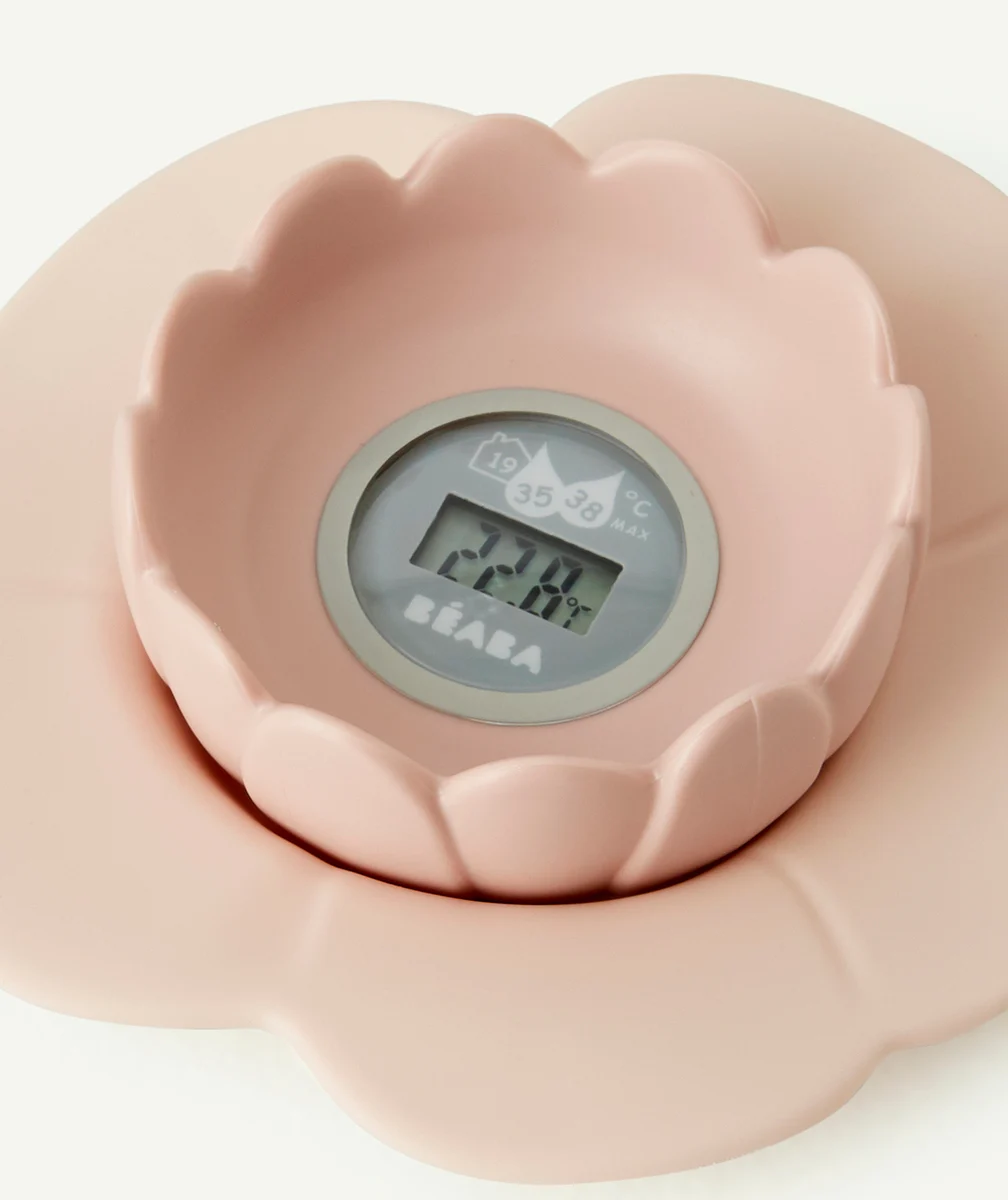 BEABATHERMOMÈTRE DE BAIN LOTUS ROSE