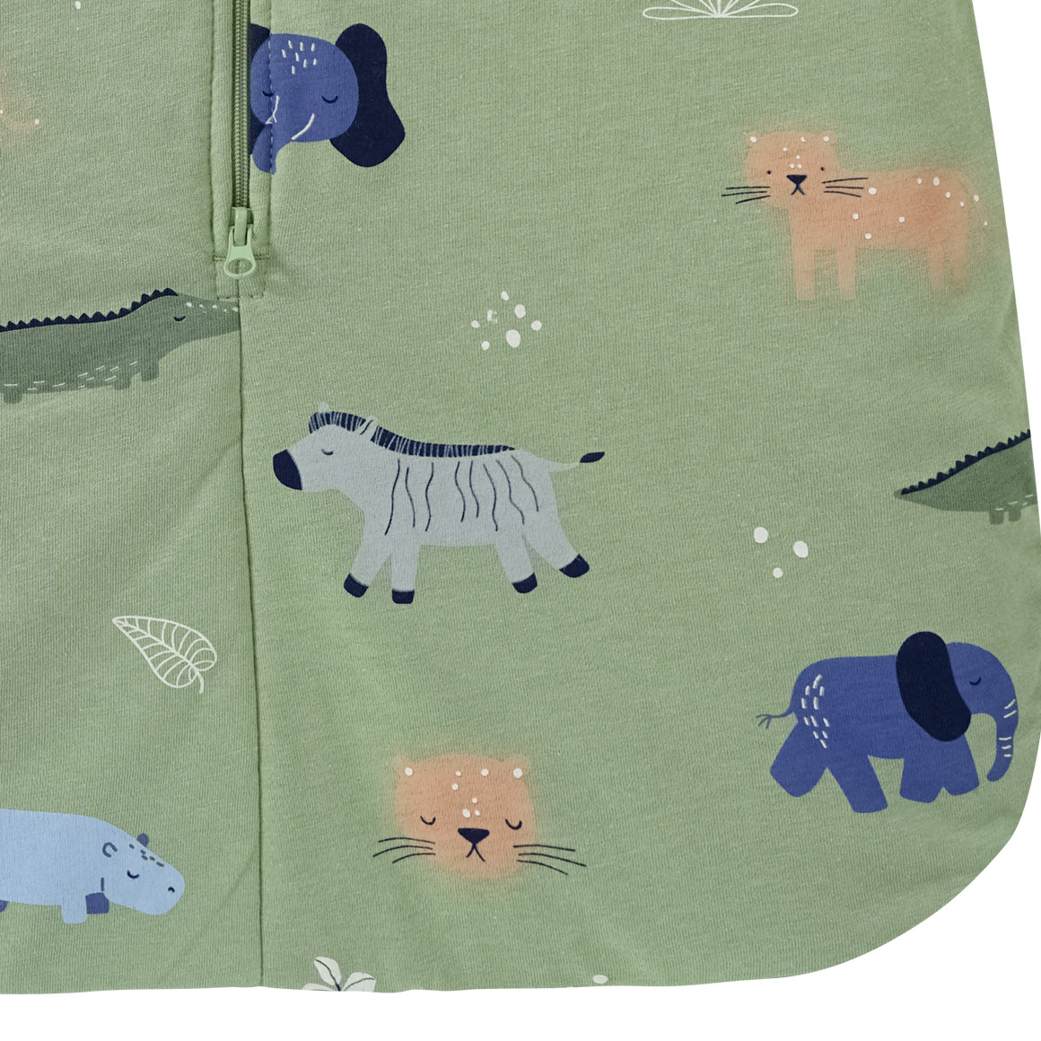 Topomini Baby Schlafsack mit Tier-Motiven hellgrün