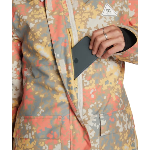 Veste de ski DC SHOES CRUISER JKT W FRACTAL CORAL