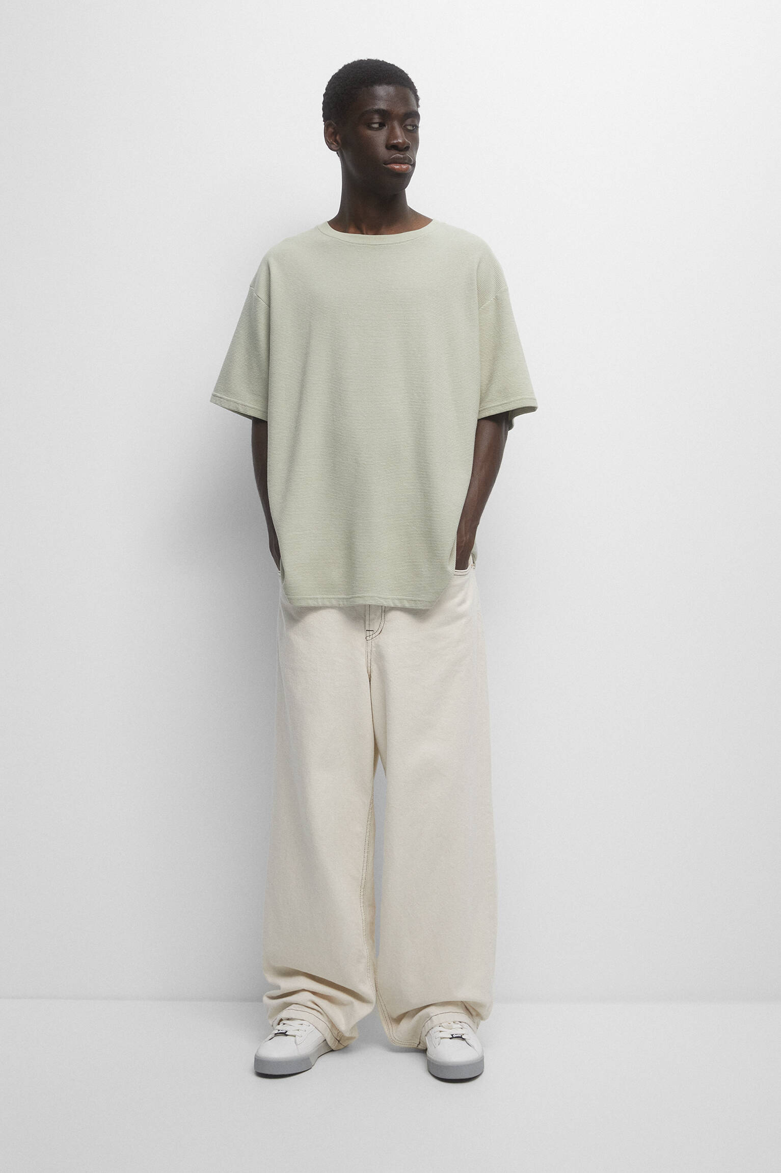 CAMISETA DE MALHA OTOMANA - VERDE
