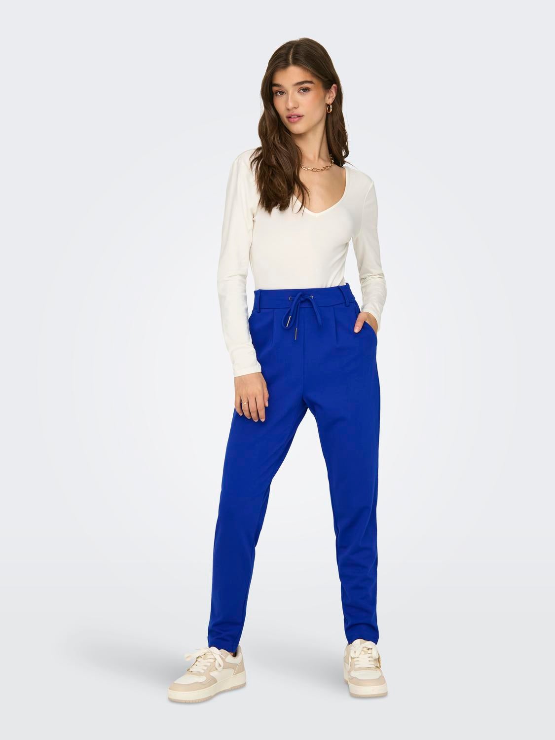 ONLPOPTRASH Mittlere Taille Normal geschnitten Klassische Hose Surf the Web