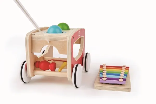 Hape Pull along activity wagon