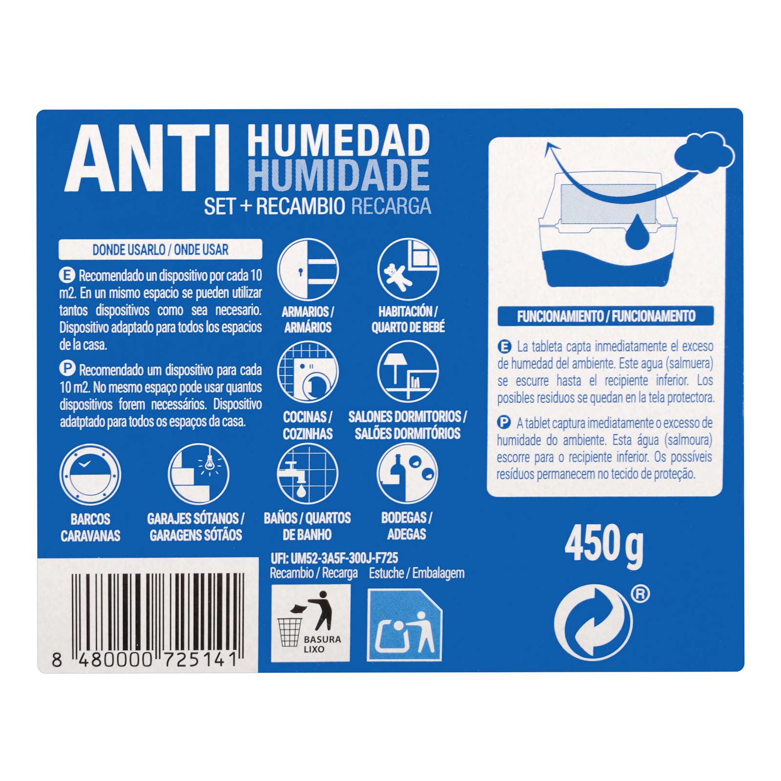 Coffret anti-humidité aux arômes d'agrumes Bosque Verde
