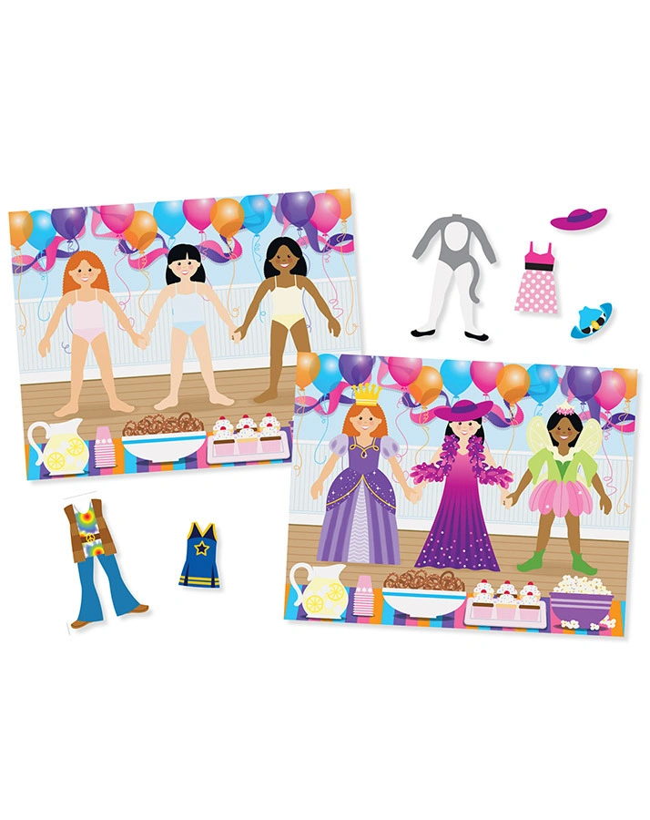 Sticker-Spiel DRESS UP mehrteilig