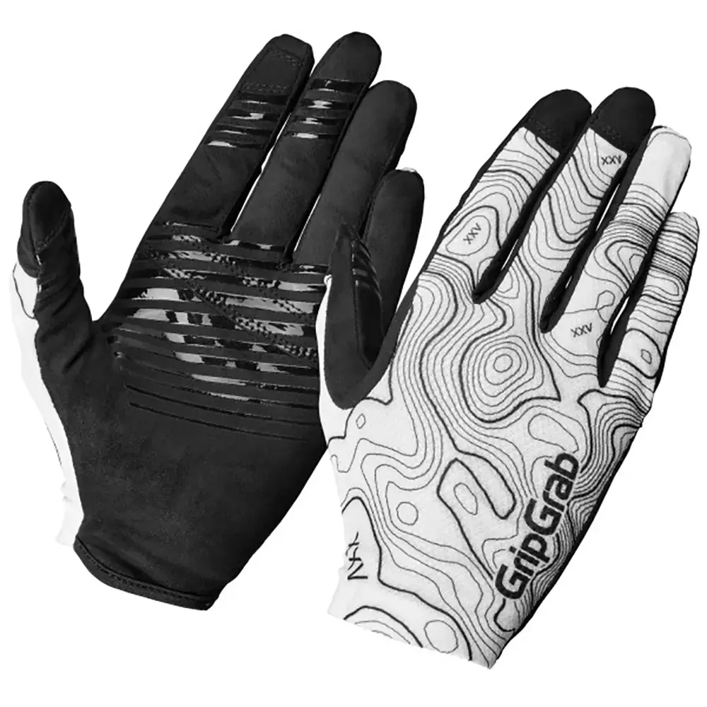 GripGrab Rebel MTB Zomer Fietshandschoenen Lange Vingers Wit