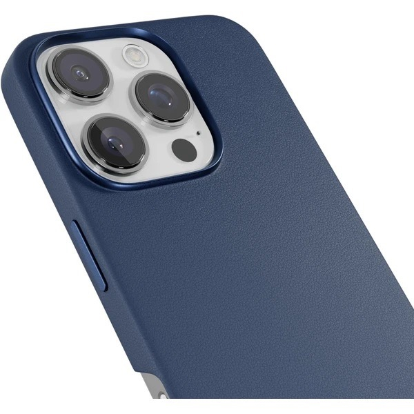 iPhone 16 Pro Mag  MagSafe Echtleder Hülle (91010131600001) - Blau