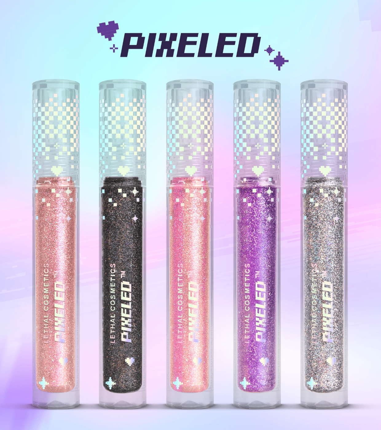 Lethal Cosmetics - *Pixeled* - Brilho labial holográfico - Matrix