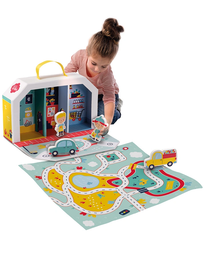 Spielkoffer EINKAUFSTRAßE  5-teilig