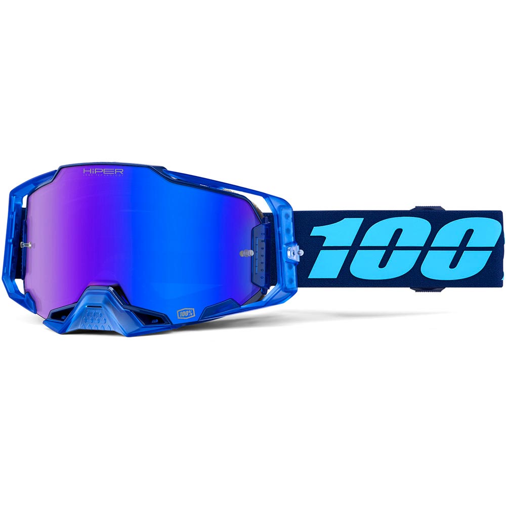 100% - Masque Armega HiPER Coupe - Blue Mirror Bleu