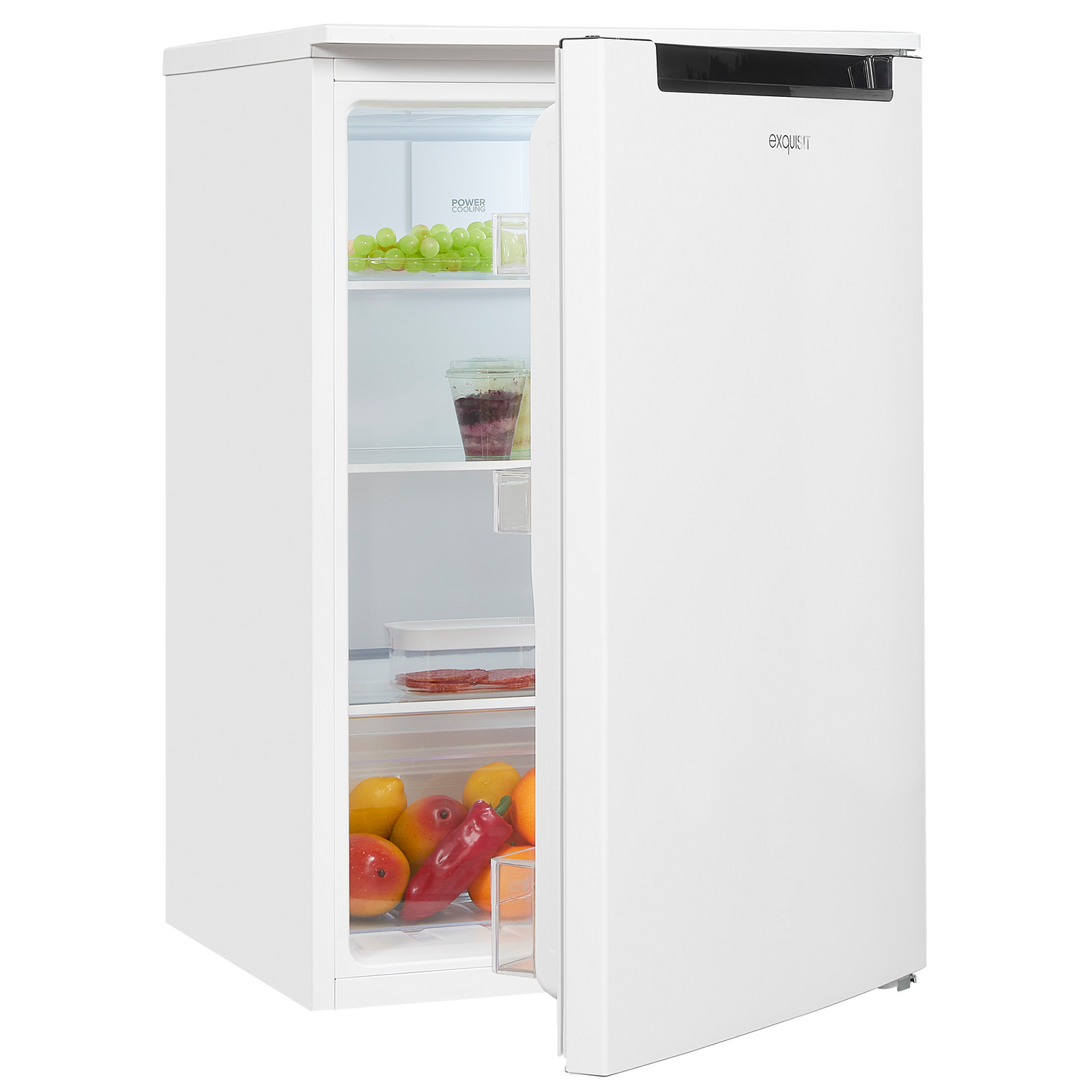 EXQUISIT Stand-Kühlschrank KS 15-V-040 E - weiß - E