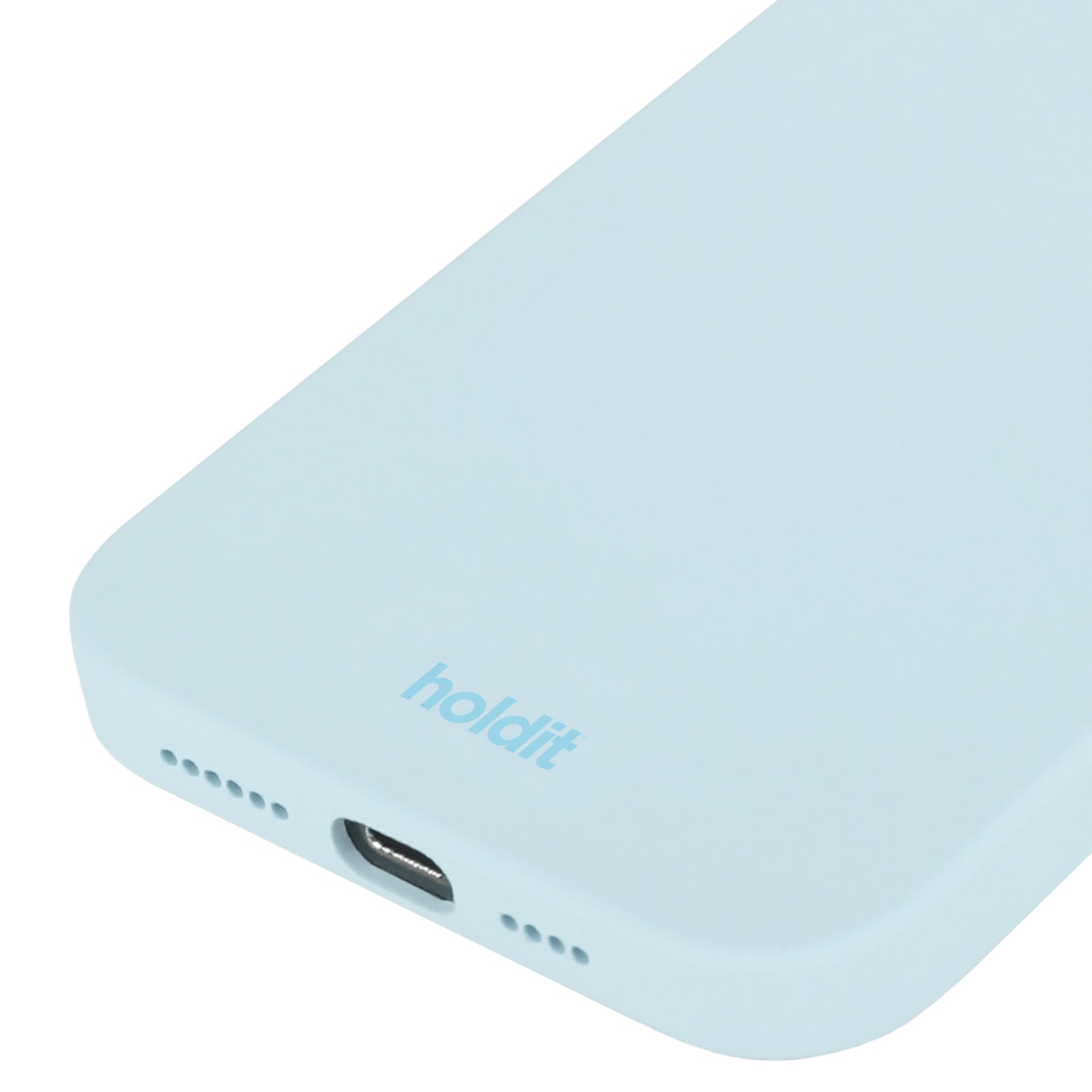 Holdit  Silicone iPhone cover - Mineral Blue