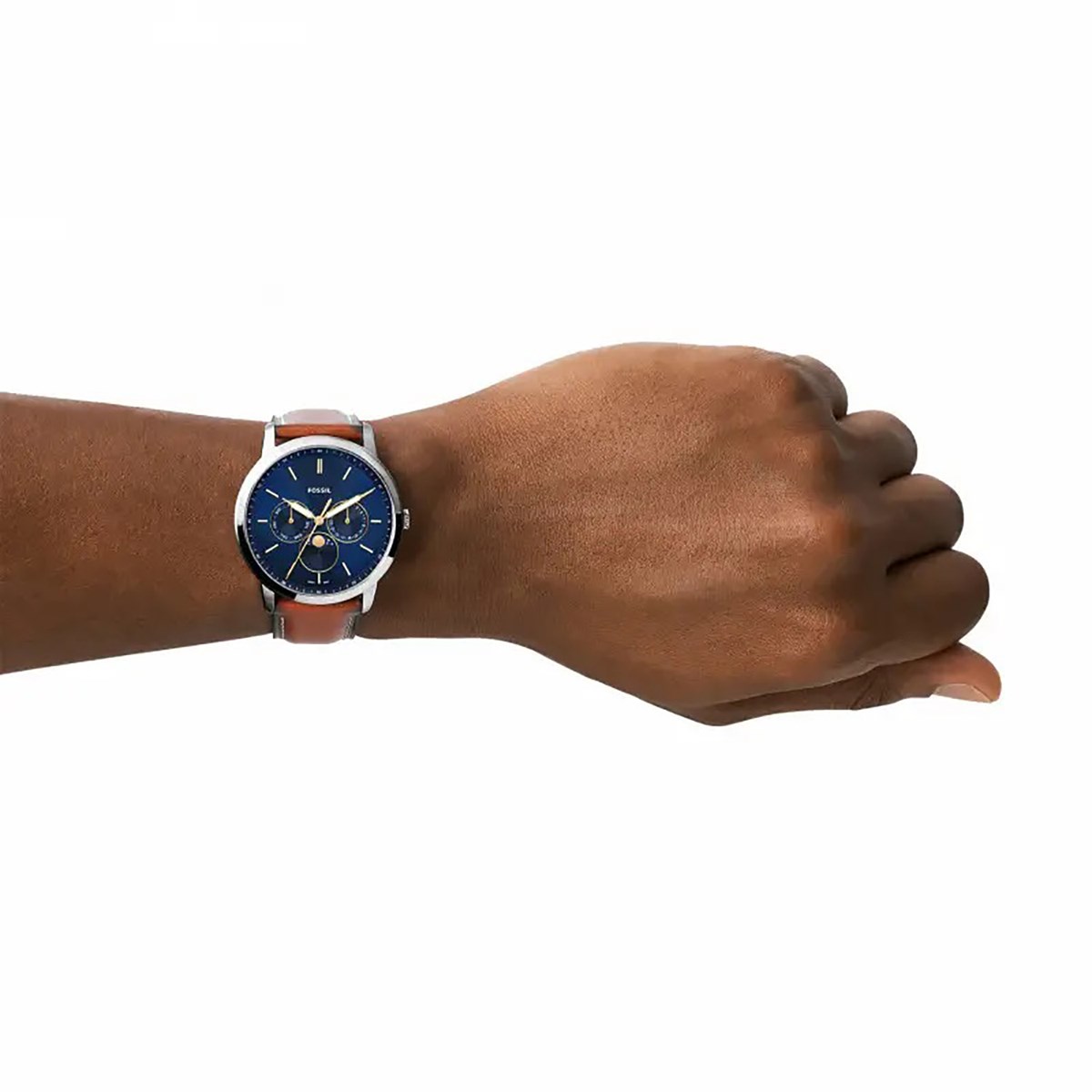 Montre Fossil Neutra Minimalist cuir brun