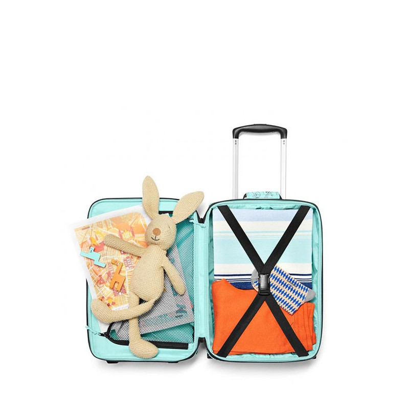 Valise cabine hybride Trolley XS kids 43 cm Cats and dogs mint