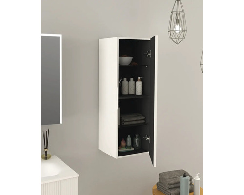 Jungborn QUATTRO/SEDICI hoge kast, BxHxD 35 x 100 x 35 cm, frontkleur wit mat, 55715