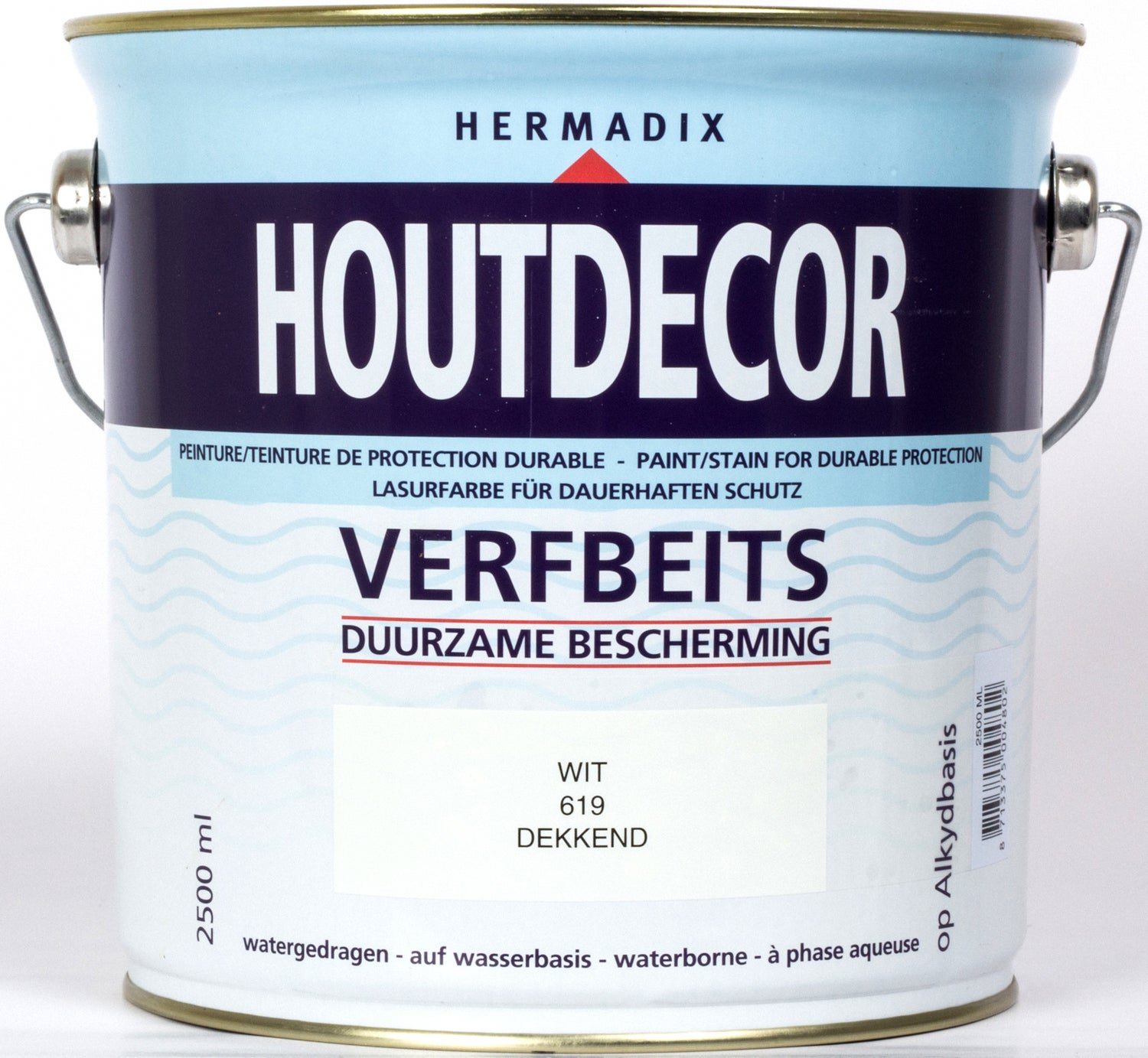 Hermadix Houtdecor wit 2,5 l