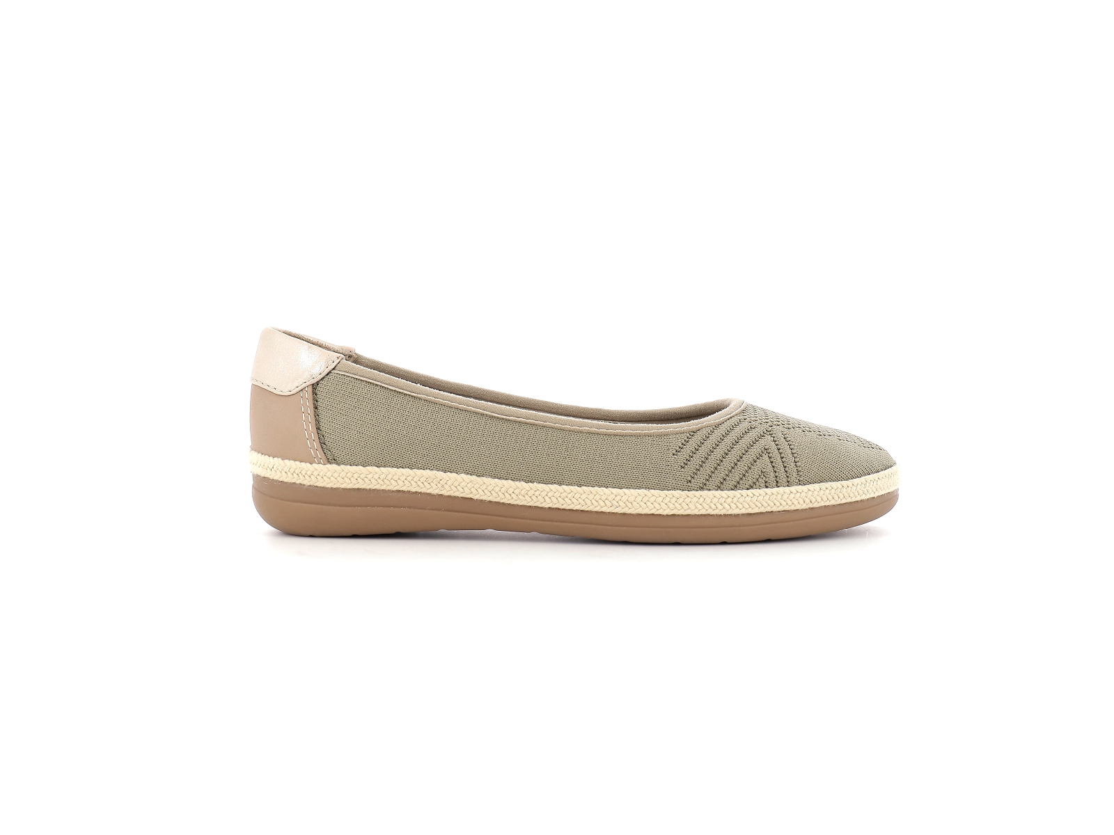 Jana  shoes-22168 Textile Kaki