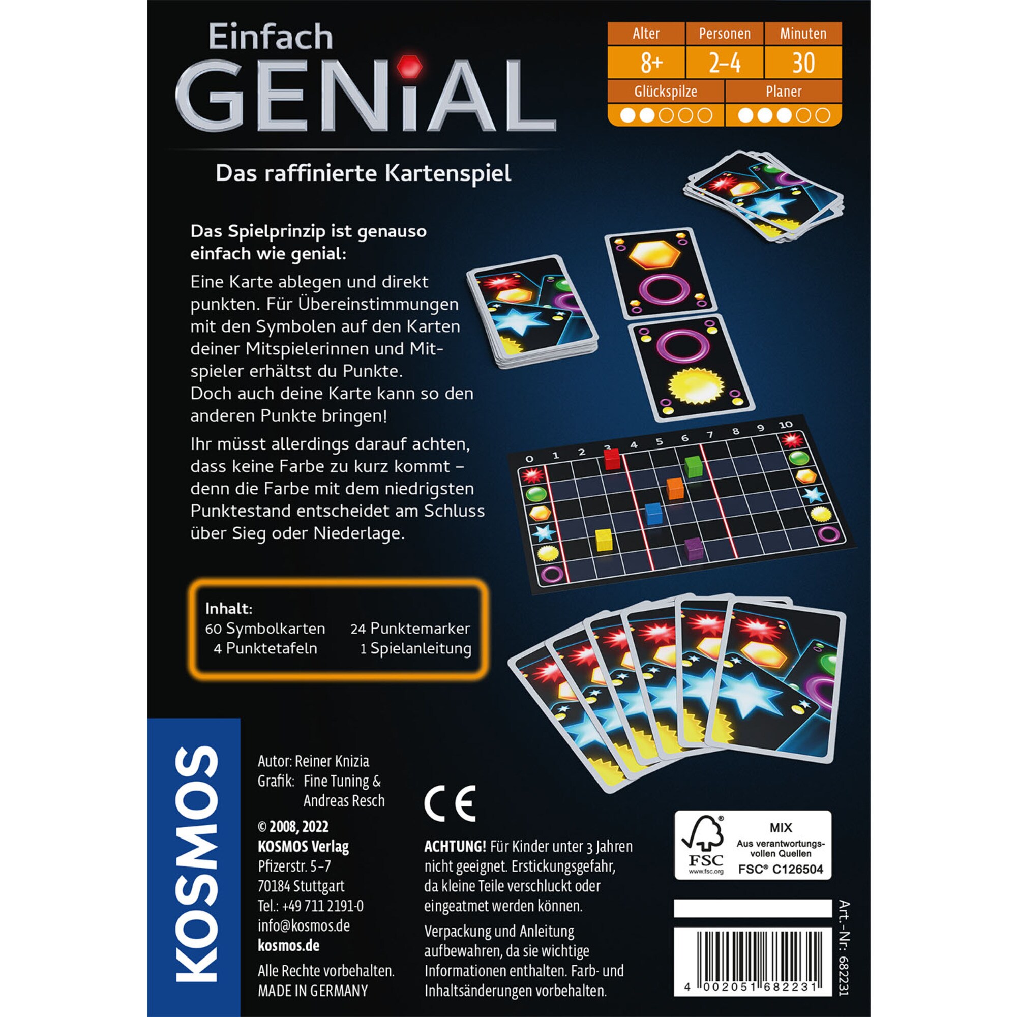 Kosmos Kartenspiel Einfach Genial - Kartenspiel