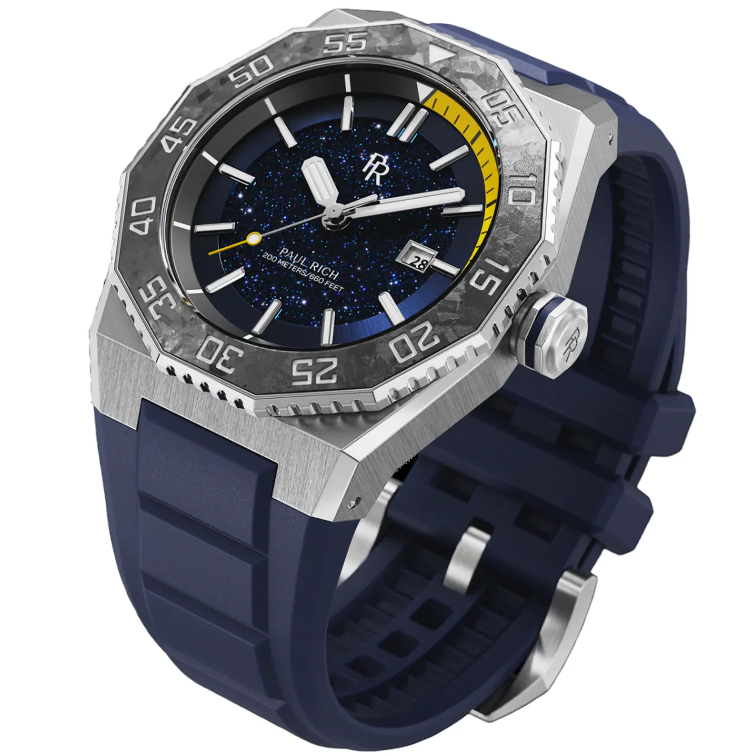 Paul Rich Aquacarbon Aventurine Silver/Blue PR0013