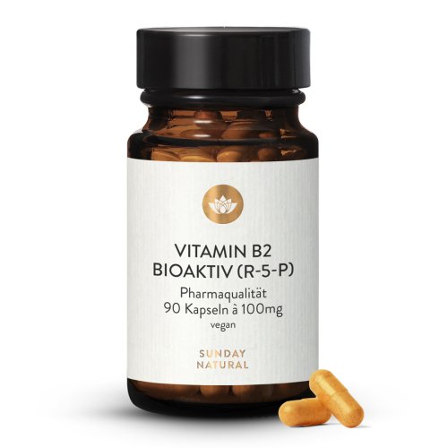 Sunday Natural Products  Vitamin B2 Bioaktiv R-5-P100mg
