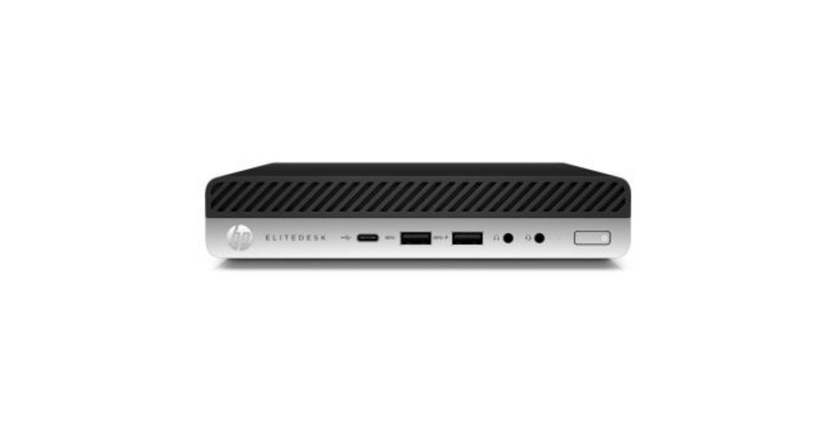 HPEliteDesk 800 G4 MP Refurbished mini-pc  (Zwart/zilver | i5-9500T | UHD Graphics 630 | 16 GB | 512 GB SSD)