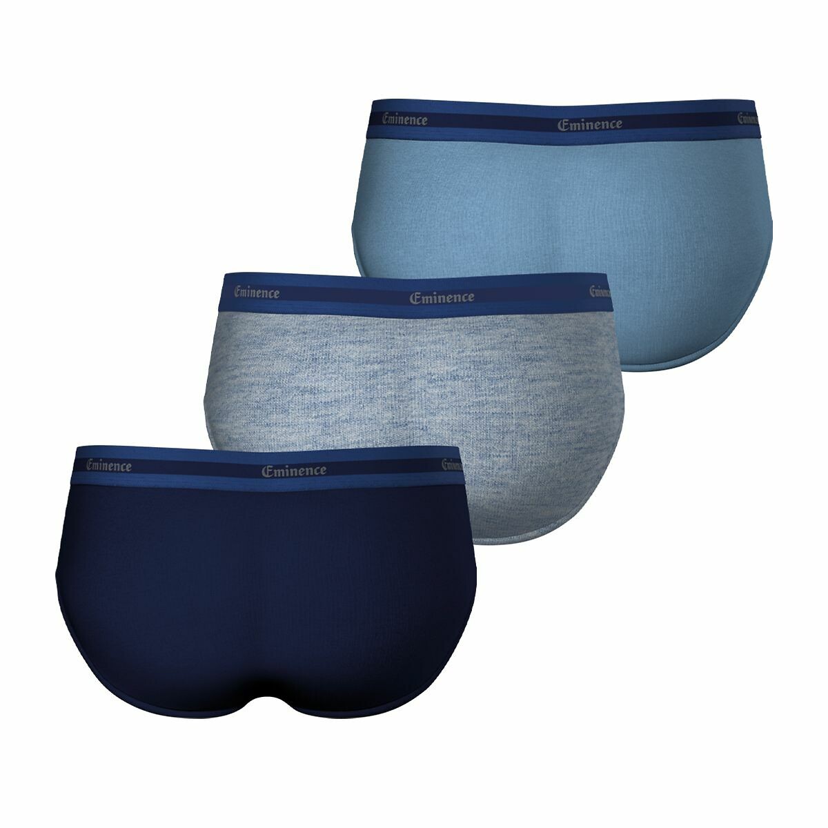 EMINENCE<br>Conjunto de 3 cuecas de algodão