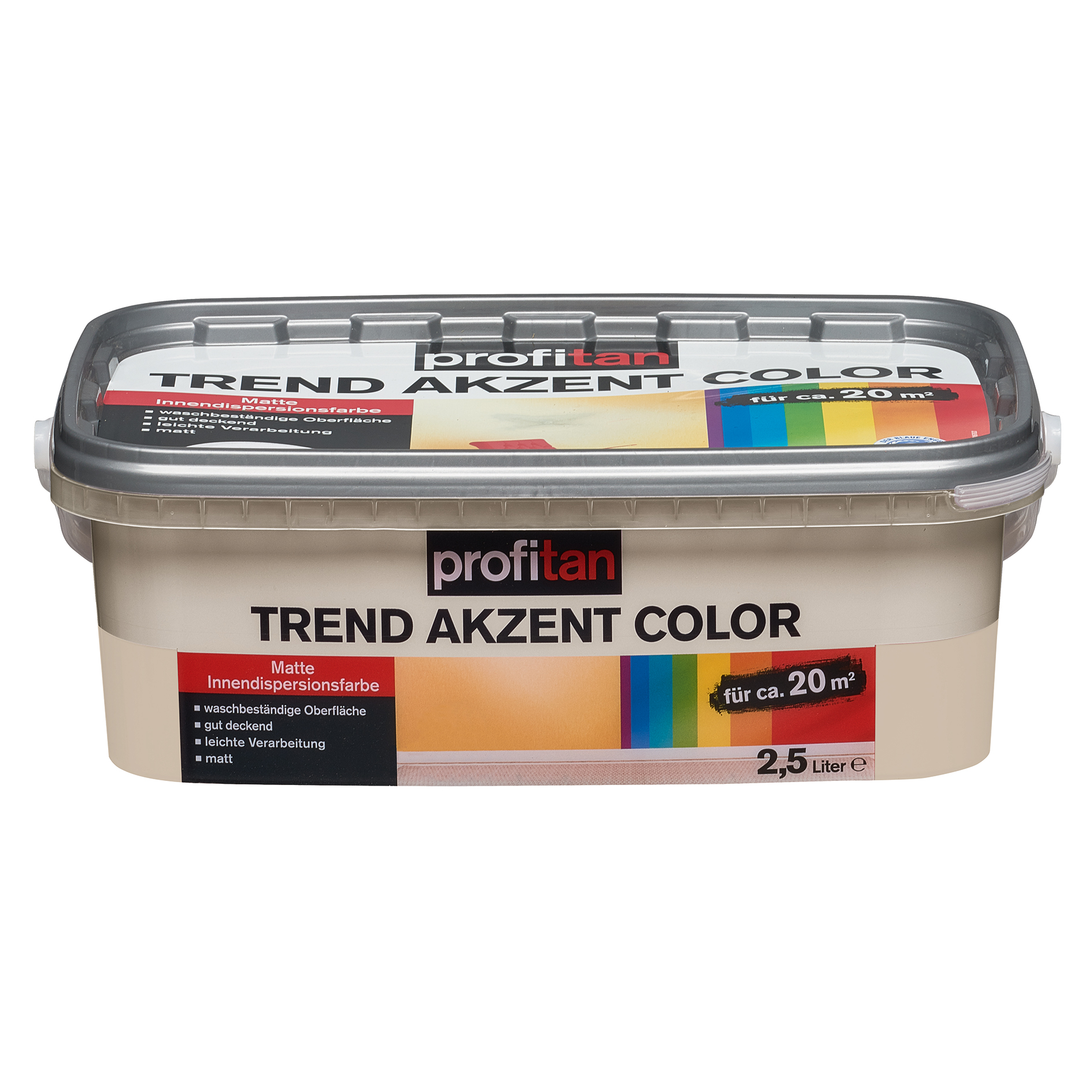 profitan Wandfarbe Trend Akzent Color - kaffee - 2,5 Liter