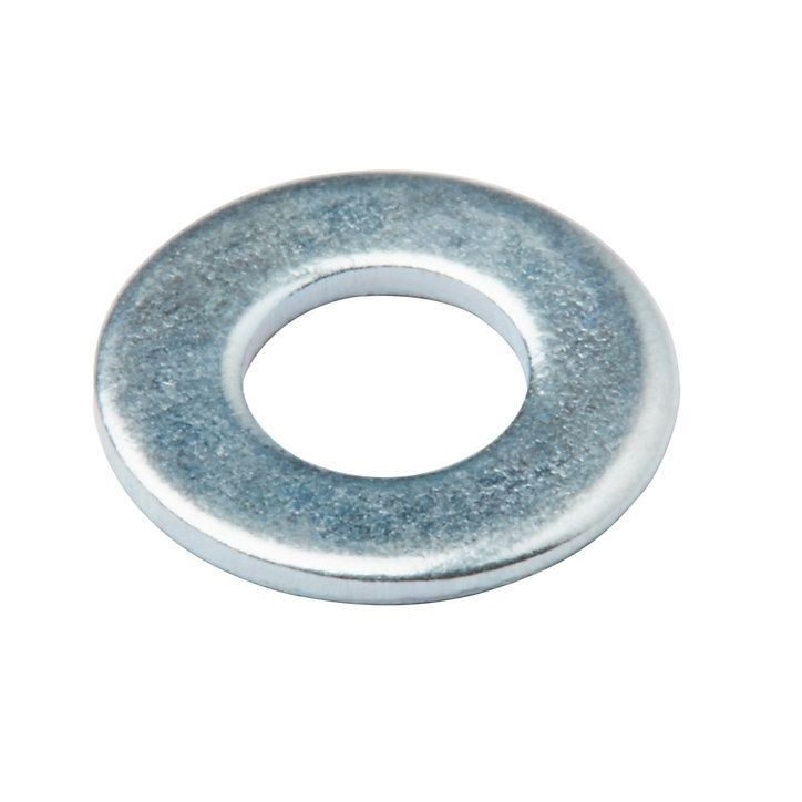 Rondelles plates moyennes en acier au carbone ø 4mm - 20 pièces