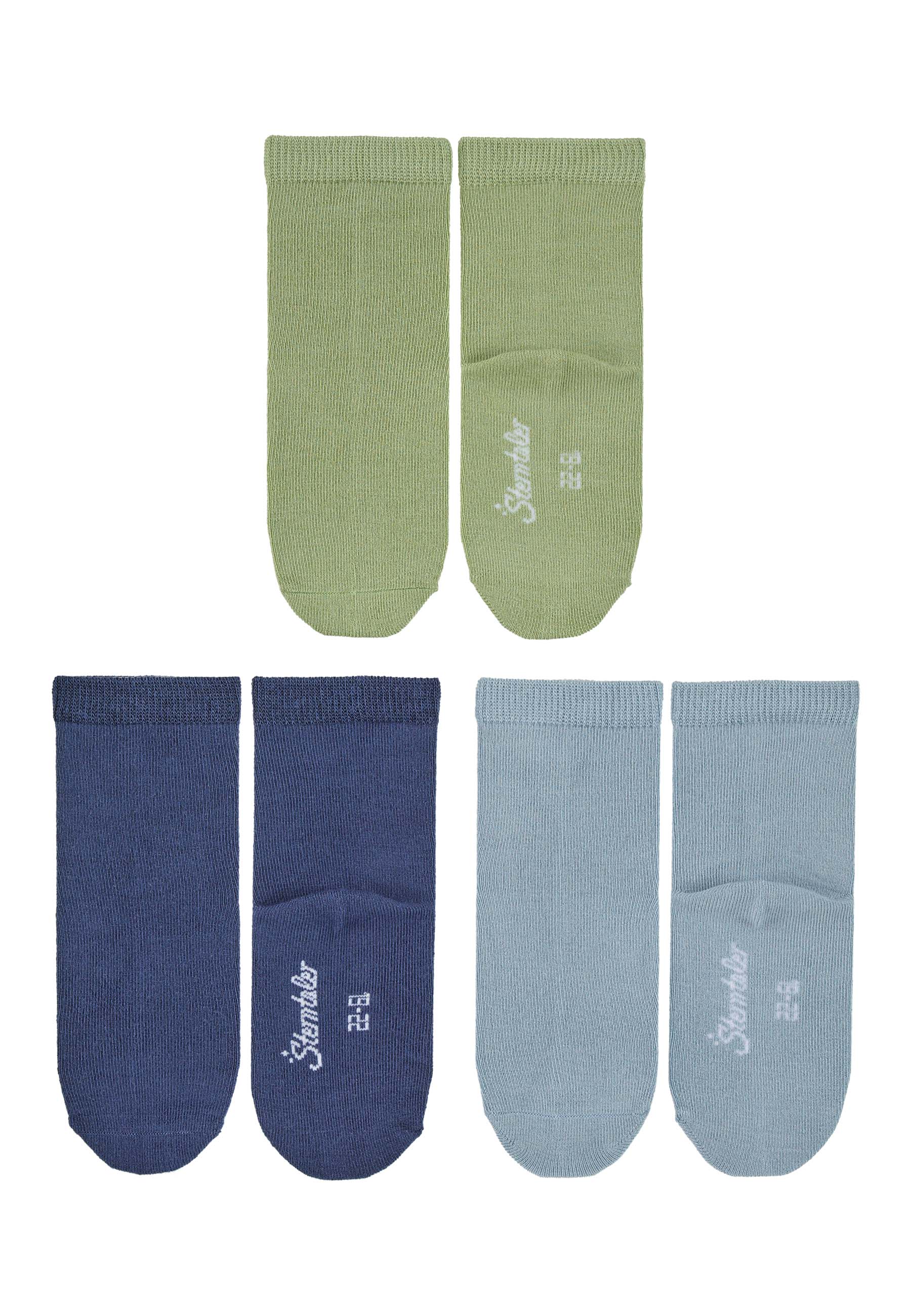 Socken SOFT 3er Pack in blau