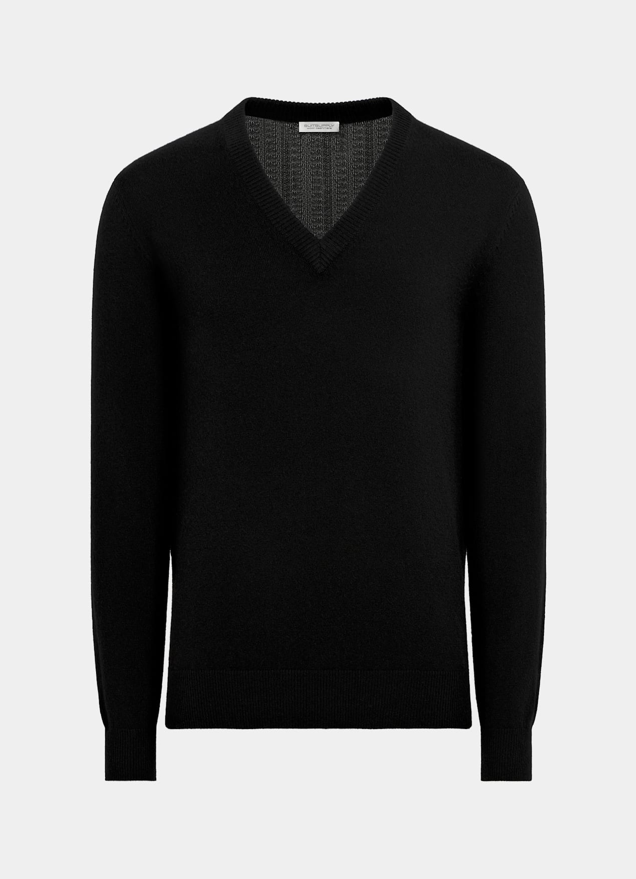 Pull col V noir