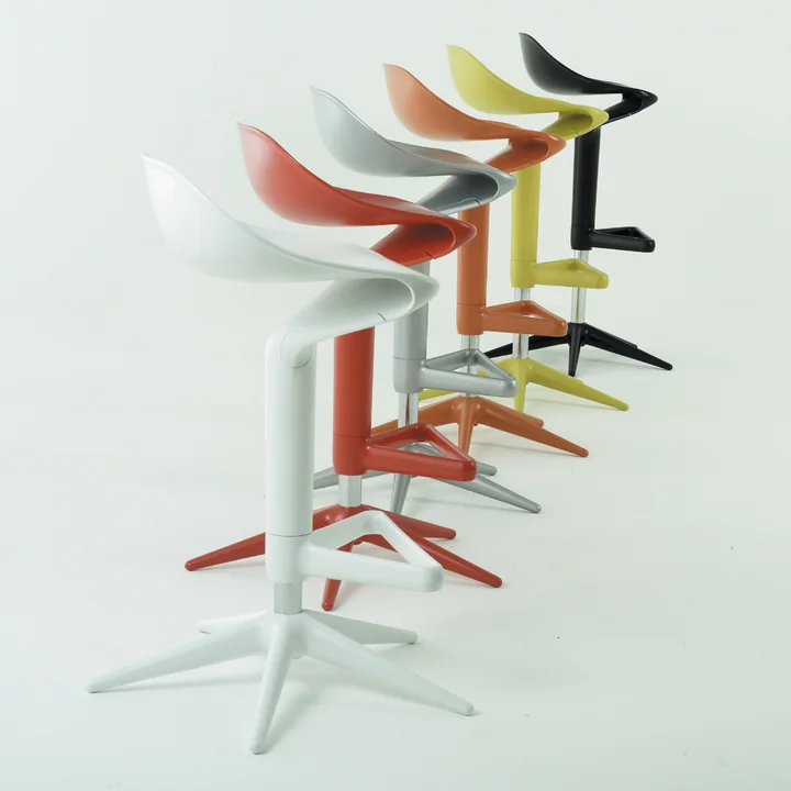 Kartell - Spoon Barhocker, schwarz