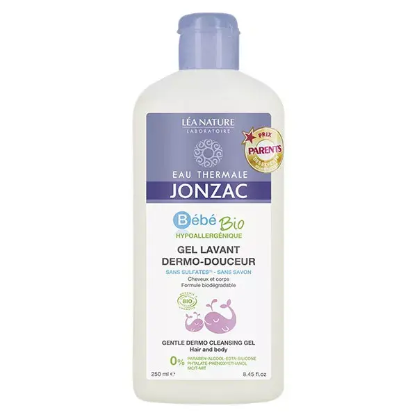Eau Thermale Jonzac Bébé Gel Lavant Dermo-Douceur Bio 250ml