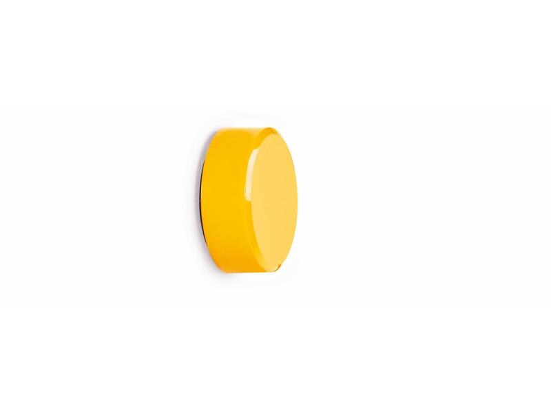 Maul Haftmagnet MAULpro 20 x Ø 34 mm Gelb, 20 Stück Kraftmagnet