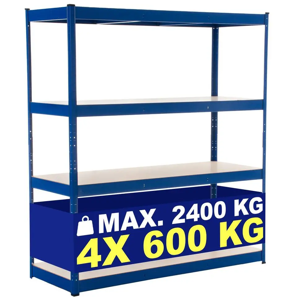 CLP Stellingkast Schwerlastregal Metaal - blauw