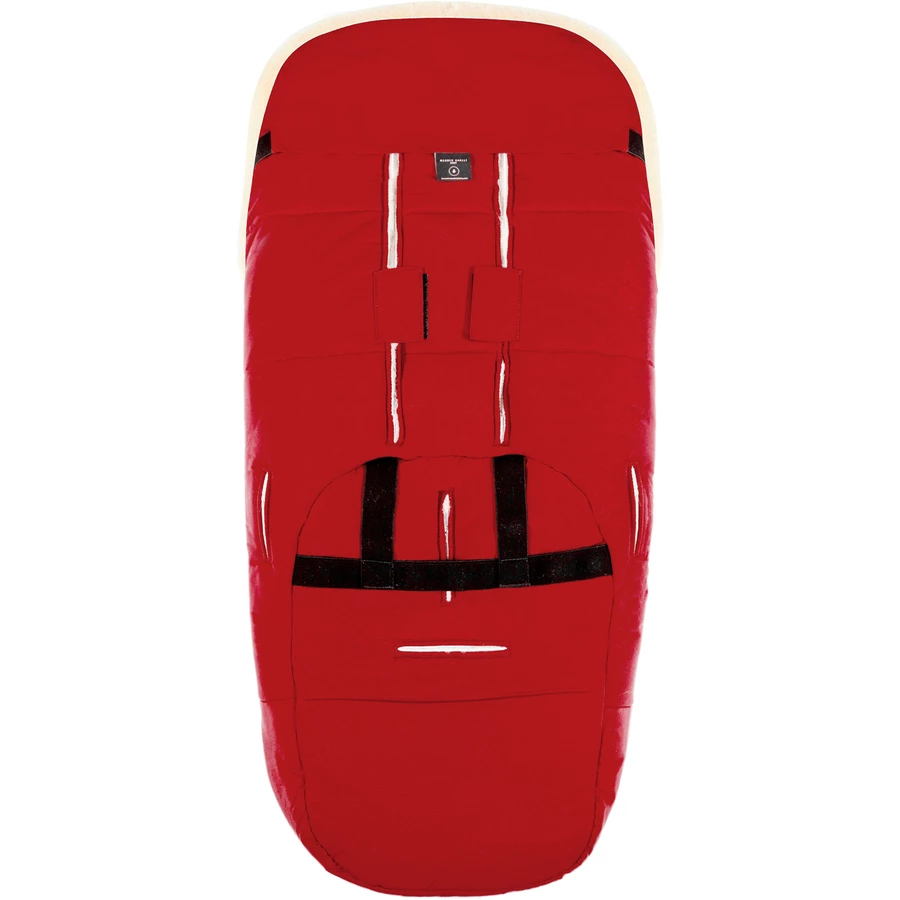 Werner Christ Baby Lammfellfußsack FLIMS chili red