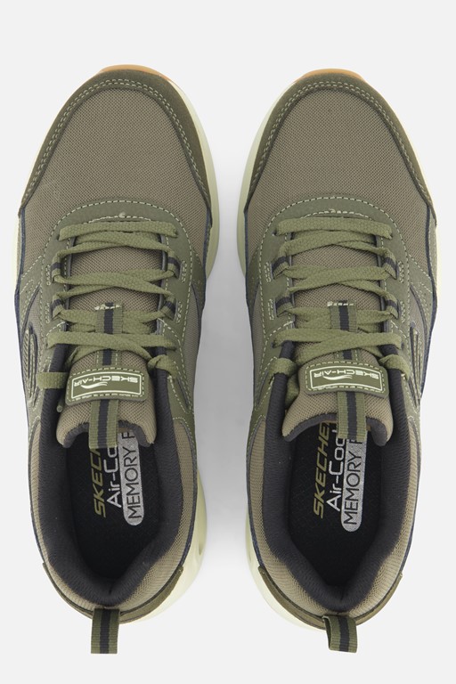 Skechers Air Court Sneakers groen Textiel