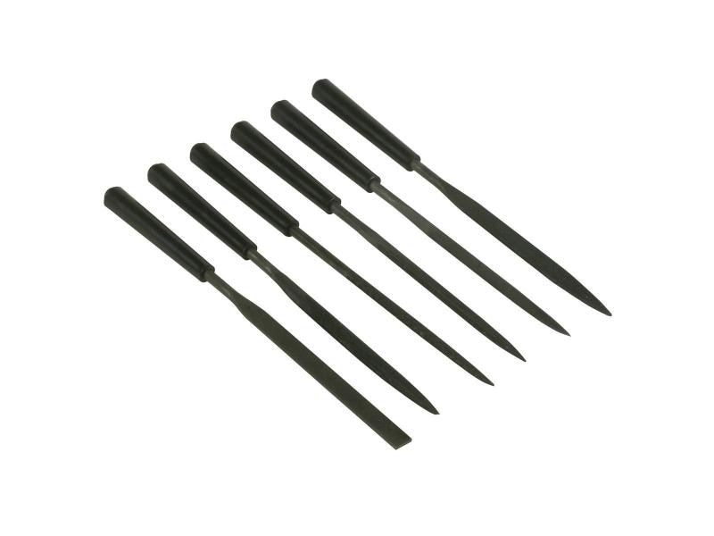 Stanley Nadelfeilenset 6-teilig, 150 mm Nadelfeilen-Set aus Karbon-Stahl