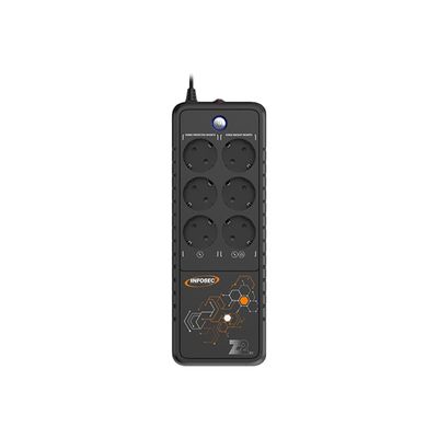INFOSEC Z2 EX 550 - onduleur 6 prises - 550 VA